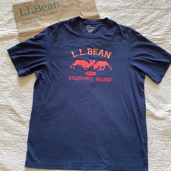 LL Bean Organic Cotton Tshirt - Picture 1 of 9